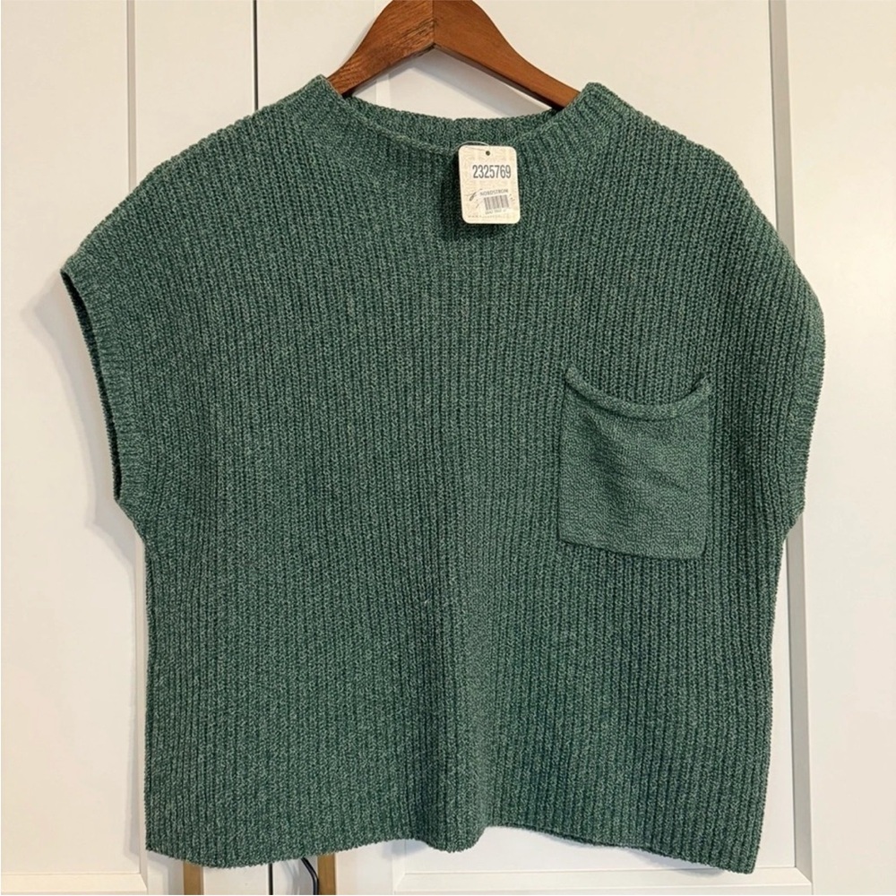 NWT! FREE PEOPLE Women’s MEDIUM Freya Sweater Set / Emerald Spell Combo CP25 - Picture 6 of 16